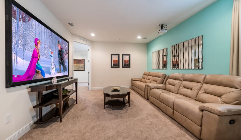 Encore Resort - Ten Bedroom Villa Cinema Room